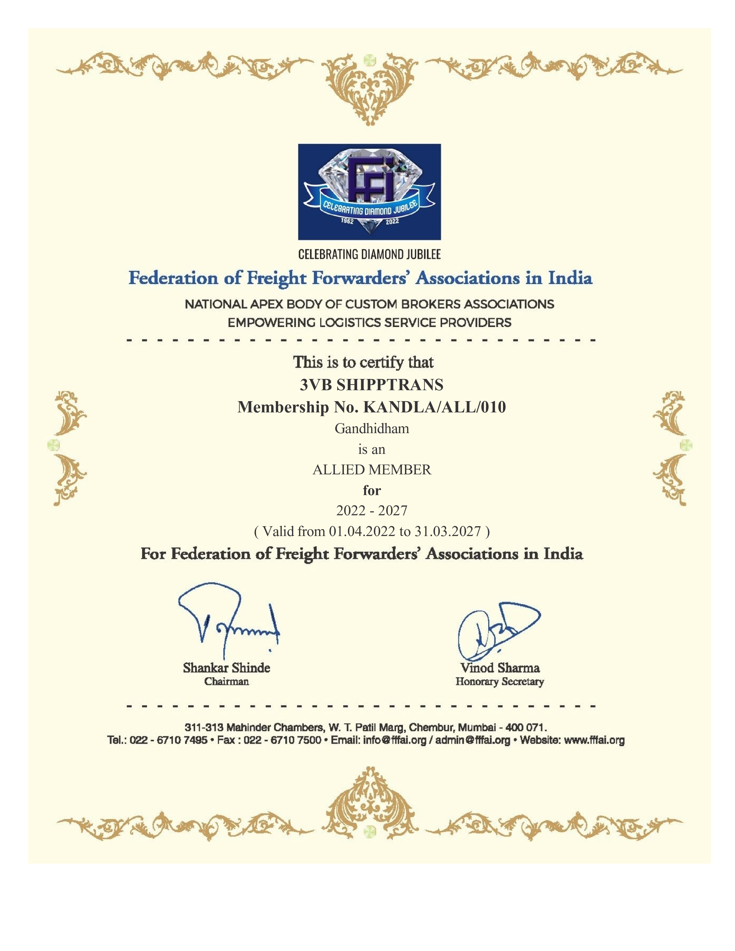 Federation of Freight Forwarders Association India